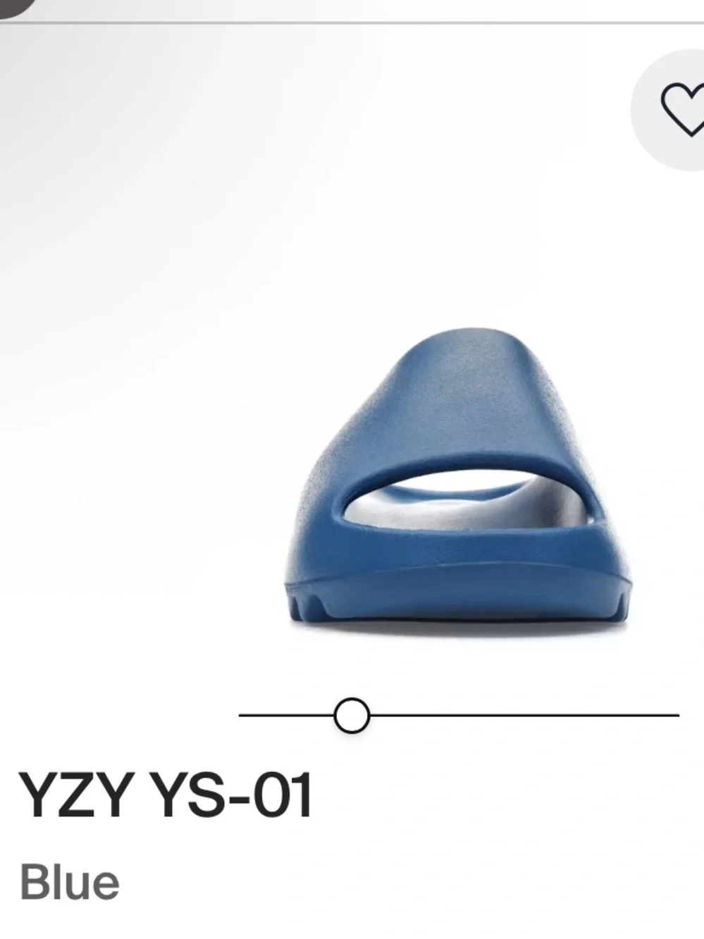 Yeezy YS-01 Slide Sandal in Blue